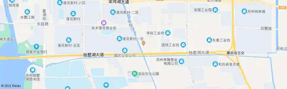 苏州莲花停保场东_公交站地图_苏州公交_妙搜公交查询2025