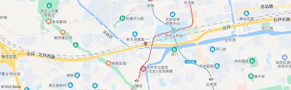 苏州钱万里桥北_公交站地图_苏州公交_妙搜公交查询2025