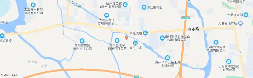 苏州宏亚革业_公交站地图_苏州公交_妙搜公交查询2025