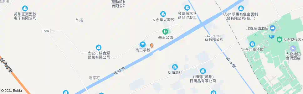苏州岳王大街_公交站地图_苏州公交_妙搜公交查询2025