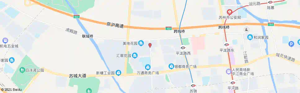 苏州汇翠花园_公交站地图_苏州公交_妙搜公交查询2025