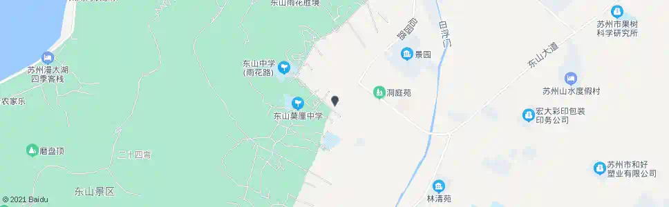 苏州农行东山分理处_公交站地图_苏州公交_妙搜公交查询2025