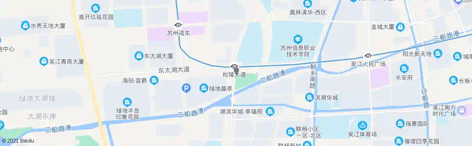 苏州4号线松陵大道站_公交站地图_苏州公交_妙搜公交查询2025
