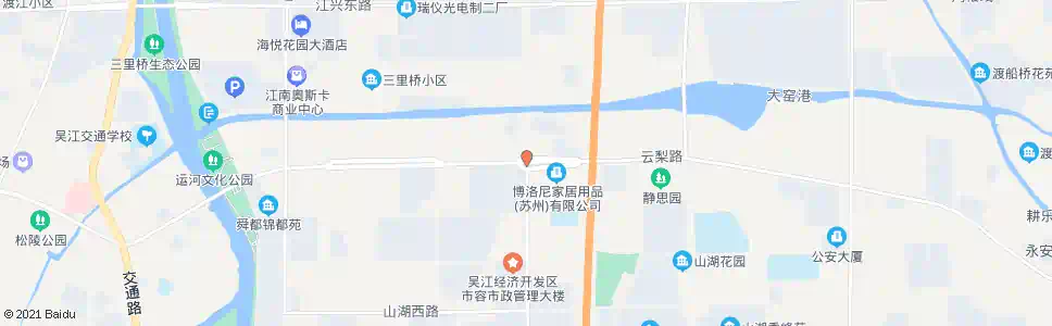 苏州云梨路庞金路口_公交站地图_苏州公交_妙搜公交查询2025