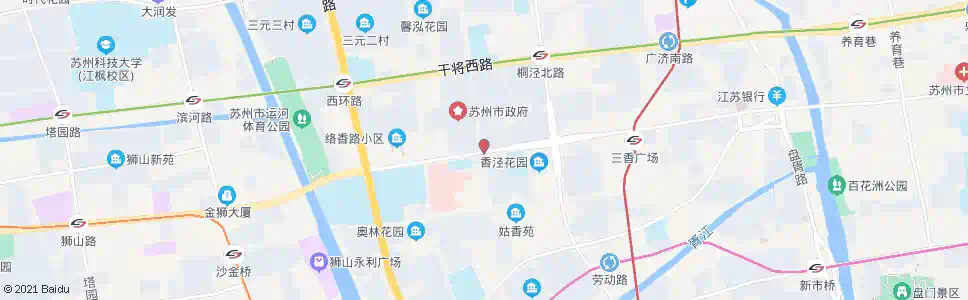 苏州彩香桥_公交站地图_苏州公交_妙搜公交查询2025