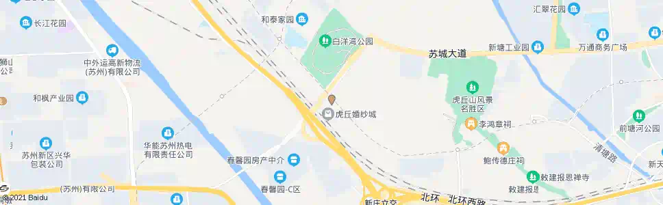 苏州虎丘婚纱城首末站_公交站地图_苏州公交_妙搜公交查询2025