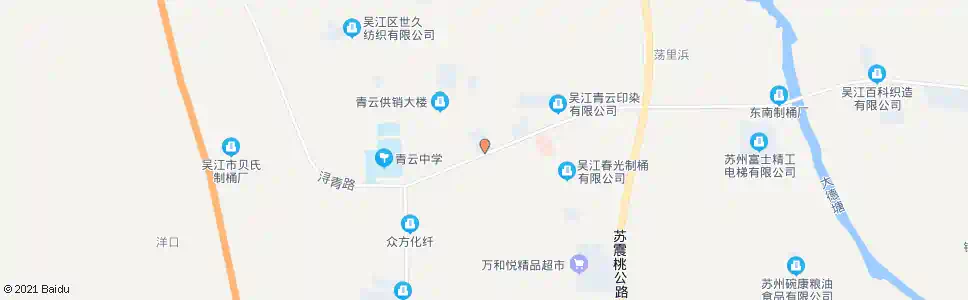 苏州桃源交警中队_公交站地图_苏州公交_妙搜公交查询2025