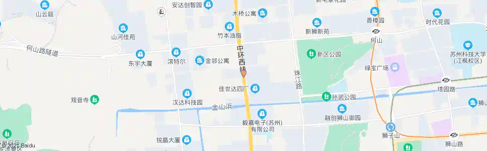 苏州金枫路金庄街北_公交站地图_苏州公交_妙搜公交查询2025