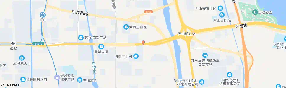 苏州南湖路双祺路西_公交站地图_苏州公交_妙搜公交查询2025