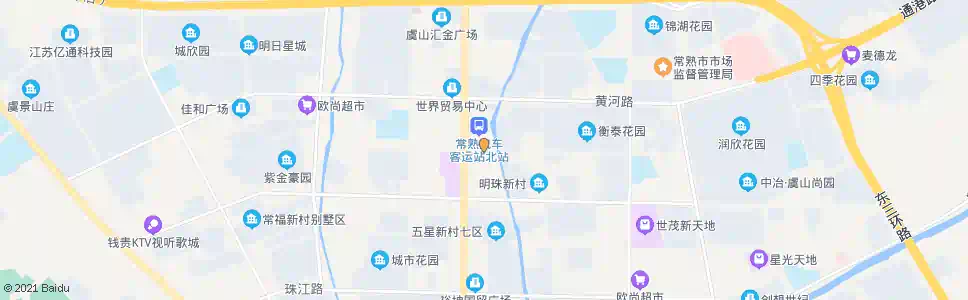 苏州常熟客运北站(淮河路)_公交站地图_苏州公交_妙搜公交查询2025