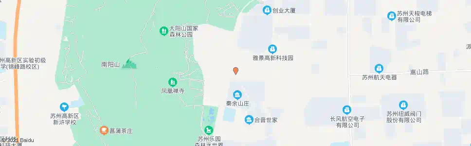 苏州嵩山路阳山环路东_公交站地图_苏州公交_妙搜公交查询2025