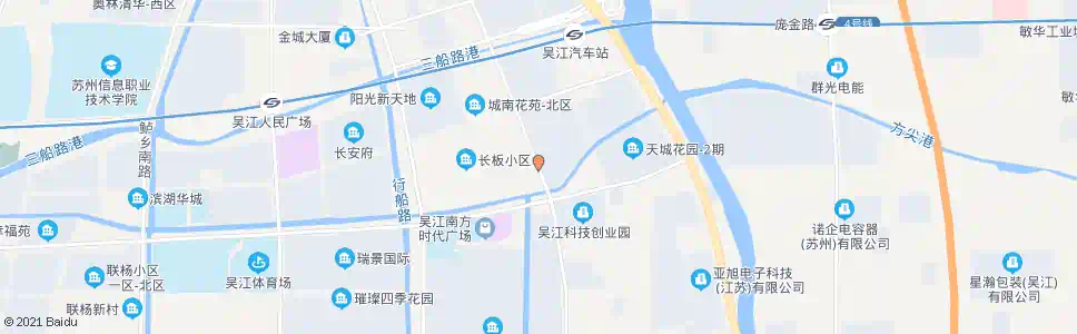 苏州长安路联杨路北_公交站地图_苏州公交_妙搜公交查询2025