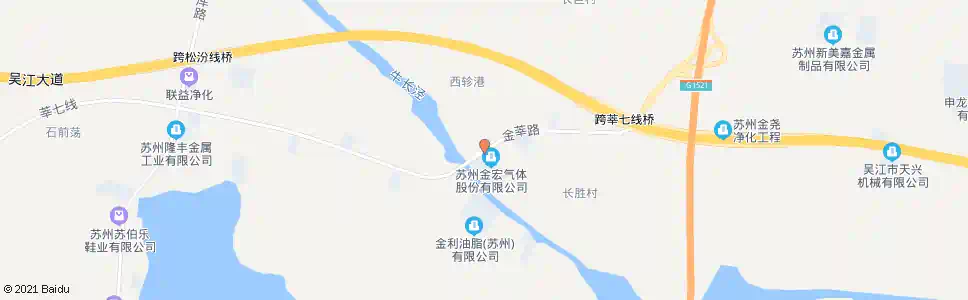 苏州碧海蓝天公司_公交站地图_苏州公交_妙搜公交查询2025