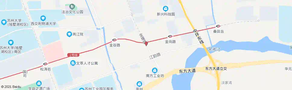 苏州金堰路新庆路_公交站地图_苏州公交_妙搜公交查询2025