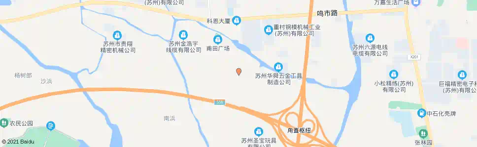 苏州甫田村_公交站地图_苏州公交_妙搜公交查询2025