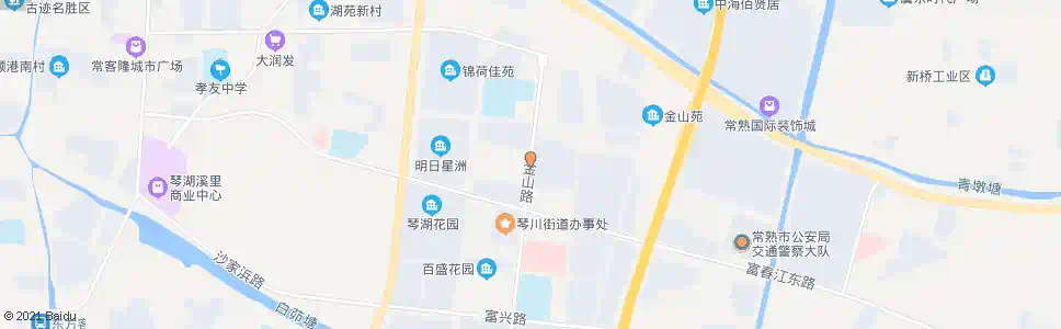 苏州锦绣苑金山苑_公交站地图_苏州公交_妙搜公交查询2025