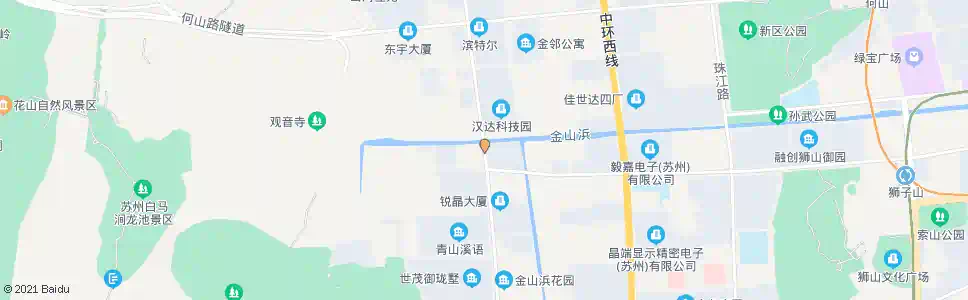 苏州湘江路金庄街北_公交站地图_苏州公交_妙搜公交查询2025