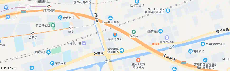 苏州雍和湾花园_公交站地图_苏州公交_妙搜公交查询2025