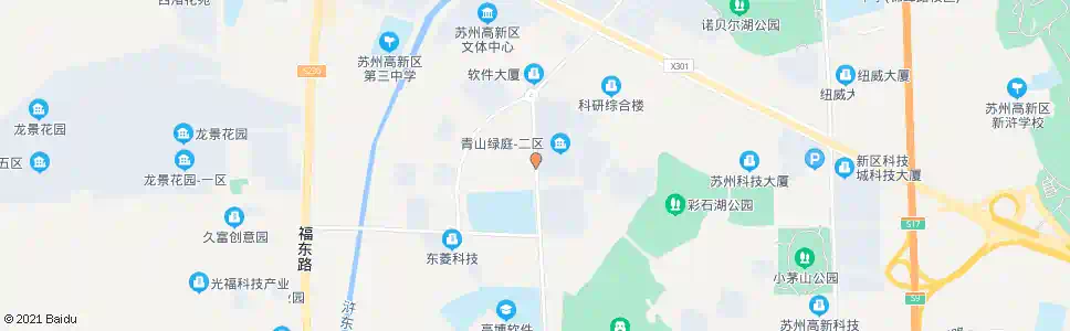 苏州青山路龙山桥_公交站地图_苏州公交_妙搜公交查询2025