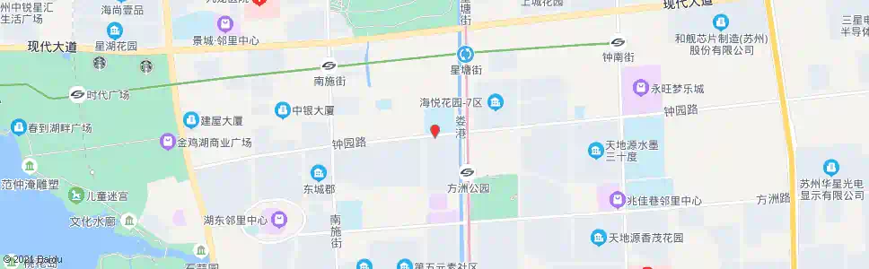 苏州自由水岸北_公交站地图_苏州公交_妙搜公交查询2025