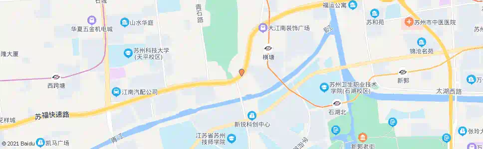 苏州晋源路科锐路东_公交站地图_苏州公交_妙搜公交查询2025