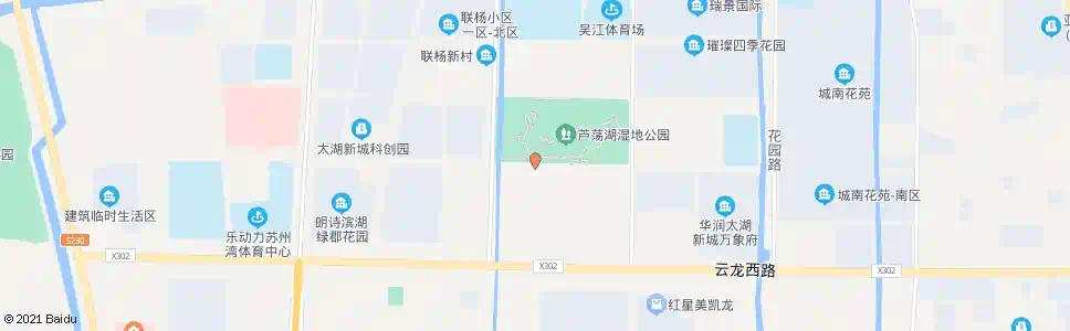 苏州芦荡湖湿地公园_公交站地图_苏州公交_妙搜公交查询2025