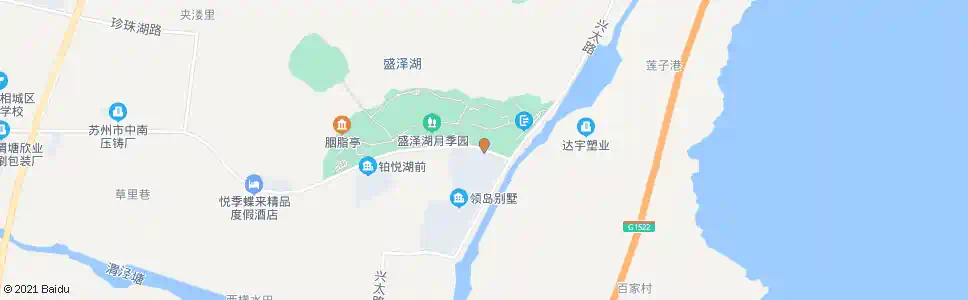 苏州盛泽月季公园东_公交站地图_苏州公交_妙搜公交查询2025