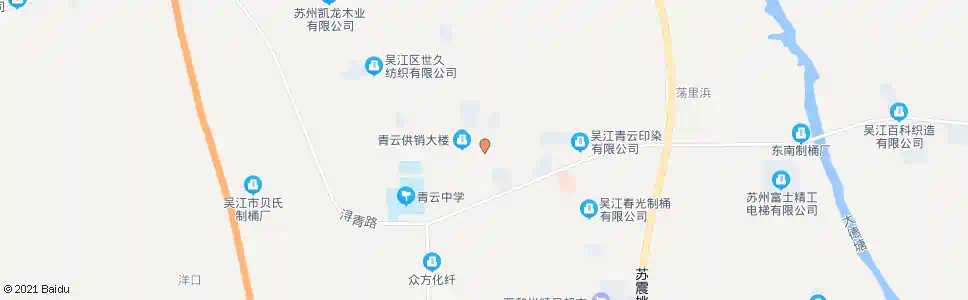 苏州青云社区_公交站地图_苏州公交_妙搜公交查询2025