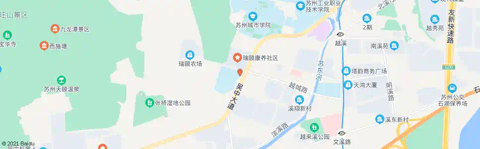 苏州蓝缨学校_公交站地图_苏州公交_妙搜公交查询2025