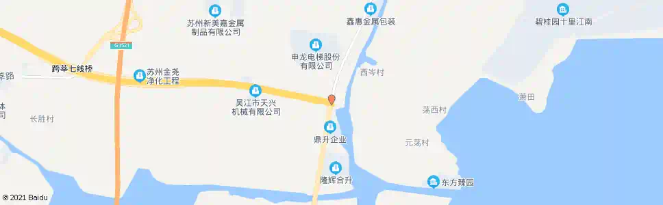 苏州陈阿线莘七线路口_公交站地图_苏州公交_妙搜公交查询2025