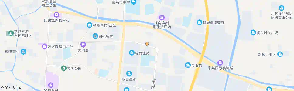 苏州锦荷佳苑二区_公交站地图_苏州公交_妙搜公交查询2025