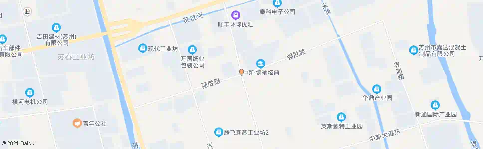 苏州胜浦路强胜路_公交站地图_苏州公交_妙搜公交查询2025