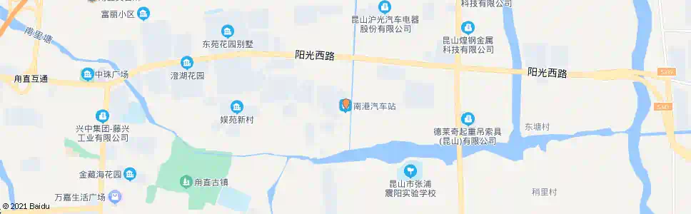 苏州南港汽车站_公交站地图_苏州公交_妙搜公交查询2025