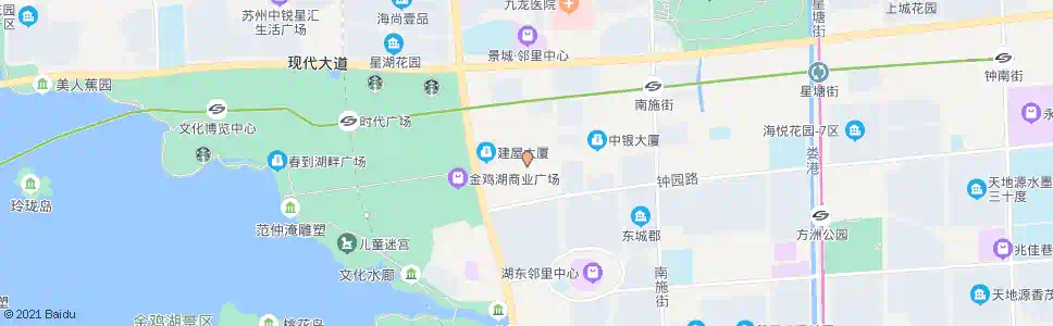 苏州园区人力资源中心_公交站地图_苏州公交_妙搜公交查询2025