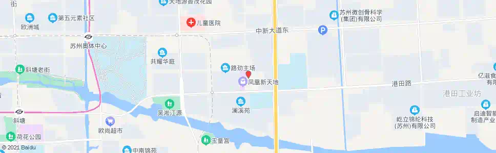 苏州凤凰城南_公交站地图_苏州公交_妙搜公交查询2025