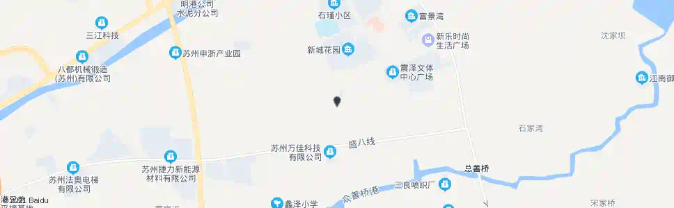 苏州北港荡_公交站地图_苏州公交_妙搜公交查询2025