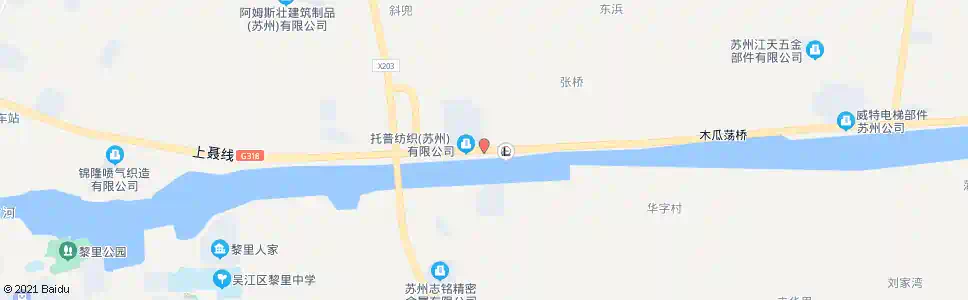 苏州震洲织造_公交站地图_苏州公交_妙搜公交查询2025