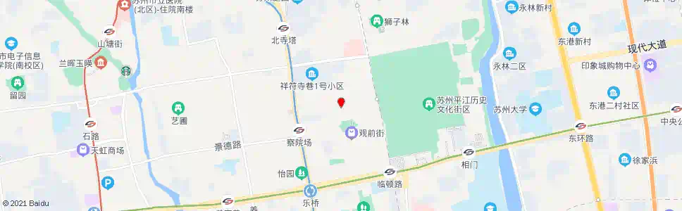 苏州玄妙观_公交站地图_苏州公交_妙搜公交查询2025