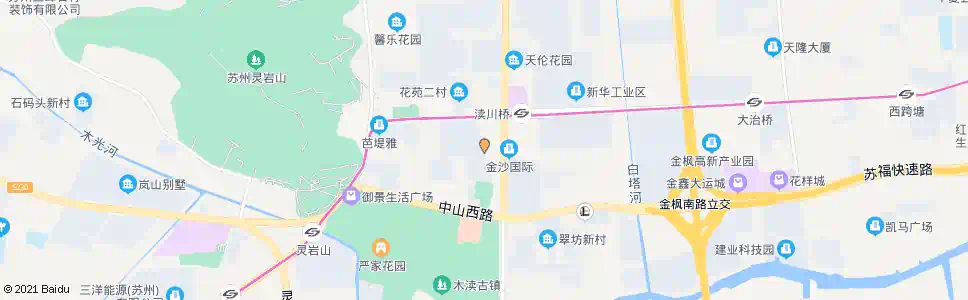 苏州花苑新村东北门_公交站地图_苏州公交_妙搜公交查询2025