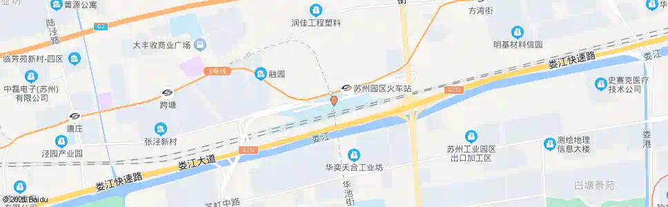 苏州工业区管委会_公交站地图_苏州公交_妙搜公交查询2025
