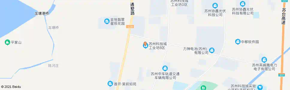 苏州漓江路雁荡山路北_公交站地图_苏州公交_妙搜公交查询2025