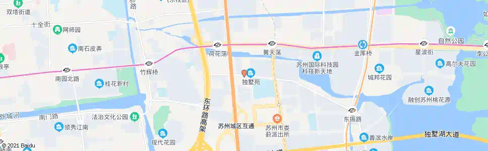 苏州黄天荡新村_公交站地图_苏州公交_妙搜公交查询2025