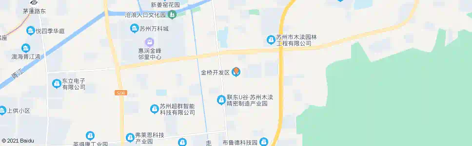 苏州金桥开发区_公交站地图_苏州公交_妙搜公交查询2025