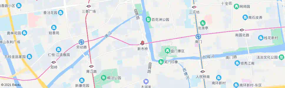 苏州新市桥北_公交站地图_苏州公交_妙搜公交查询2025