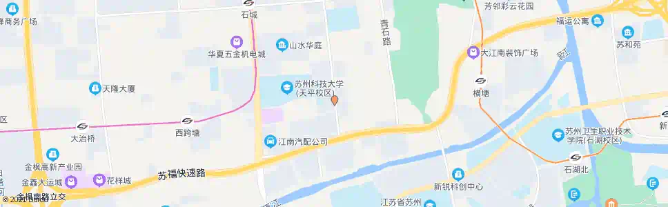 苏州长园桥东_公交站地图_苏州公交_妙搜公交查询2025