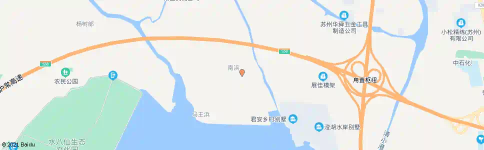 苏州甪直南浜_公交站地图_苏州公交_妙搜公交查询2025