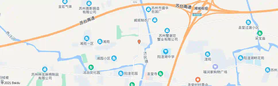 苏州湘城_公交站地图_苏州公交_妙搜公交查询2025