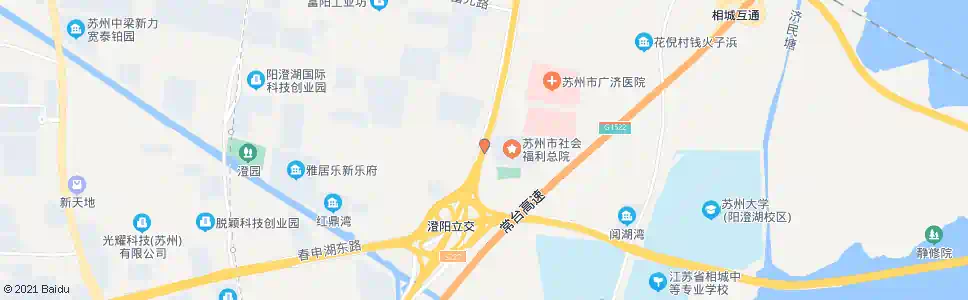 苏州澄月路泰元路北_公交站地图_苏州公交_妙搜公交查询2025