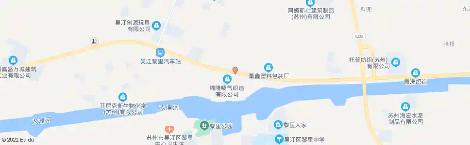 苏州浦北工业区_公交站地图_苏州公交_妙搜公交查询2025