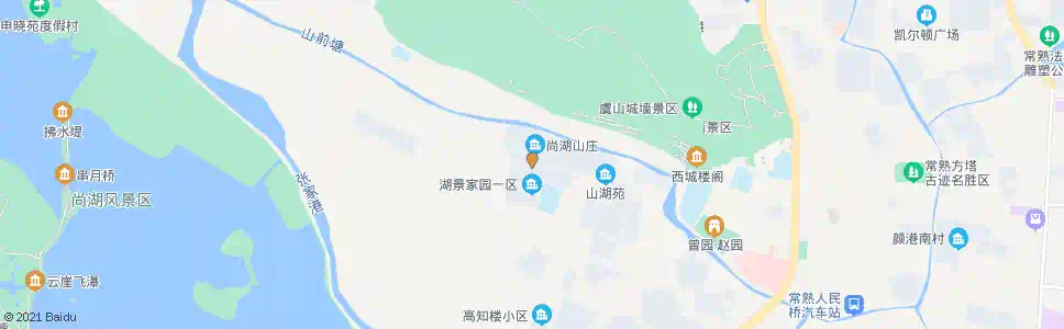苏州尚湖山庄_公交站地图_苏州公交_妙搜公交查询2025